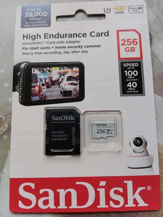 SanDisk High Endurance microSDXC 256 GB V30