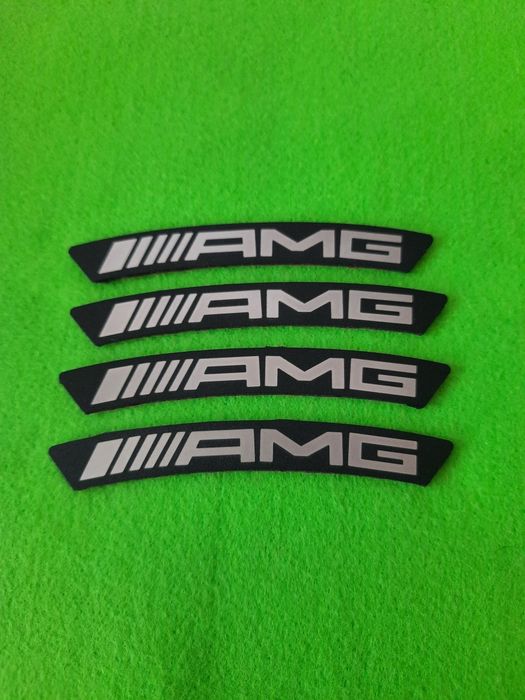 Наклейки AMG в диски Mercedes