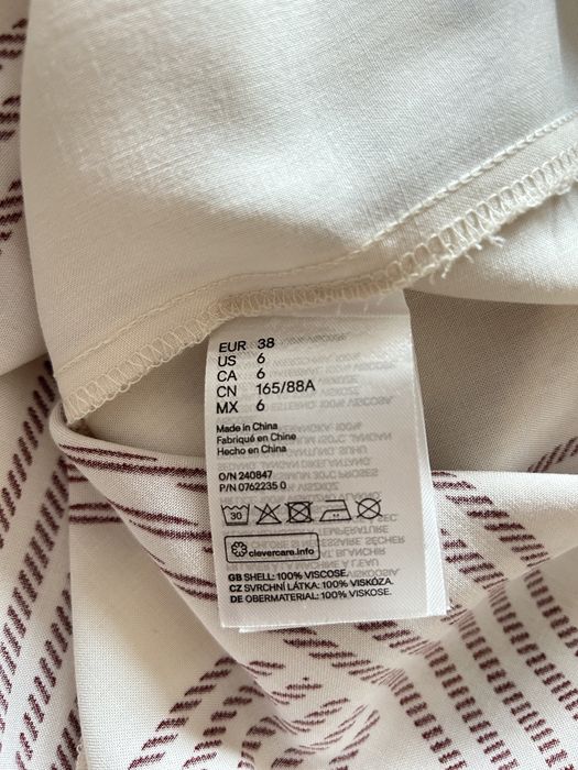 Kremowa bluzka H&M rozmiar M/38 wiskoza