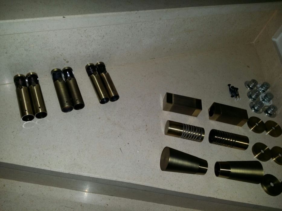 Terminais para Cortinados + Suportes