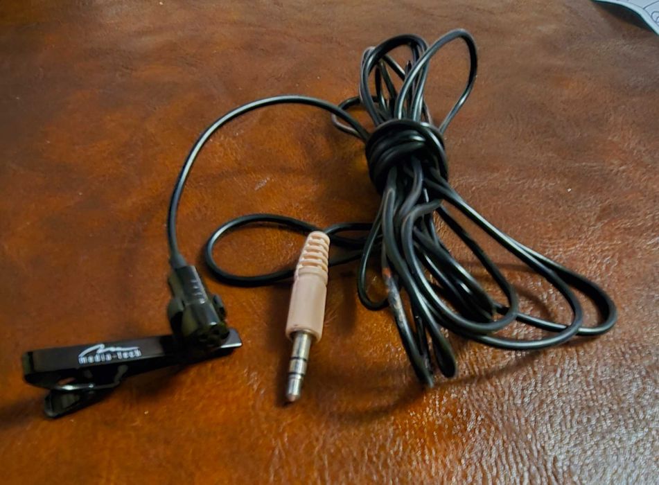 Mikrofon krawatowy Media-Tech, mini-jack 3,5 mm, 245 cm