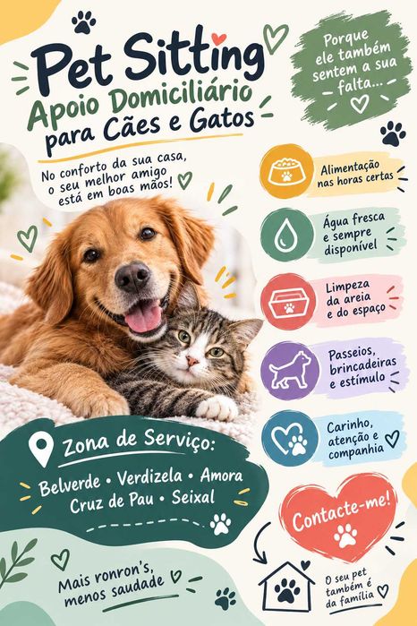 Apoio Domiciliário  cães e Gatos
