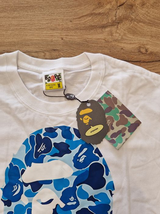 Koszulka Bape By bathing ape niebieska