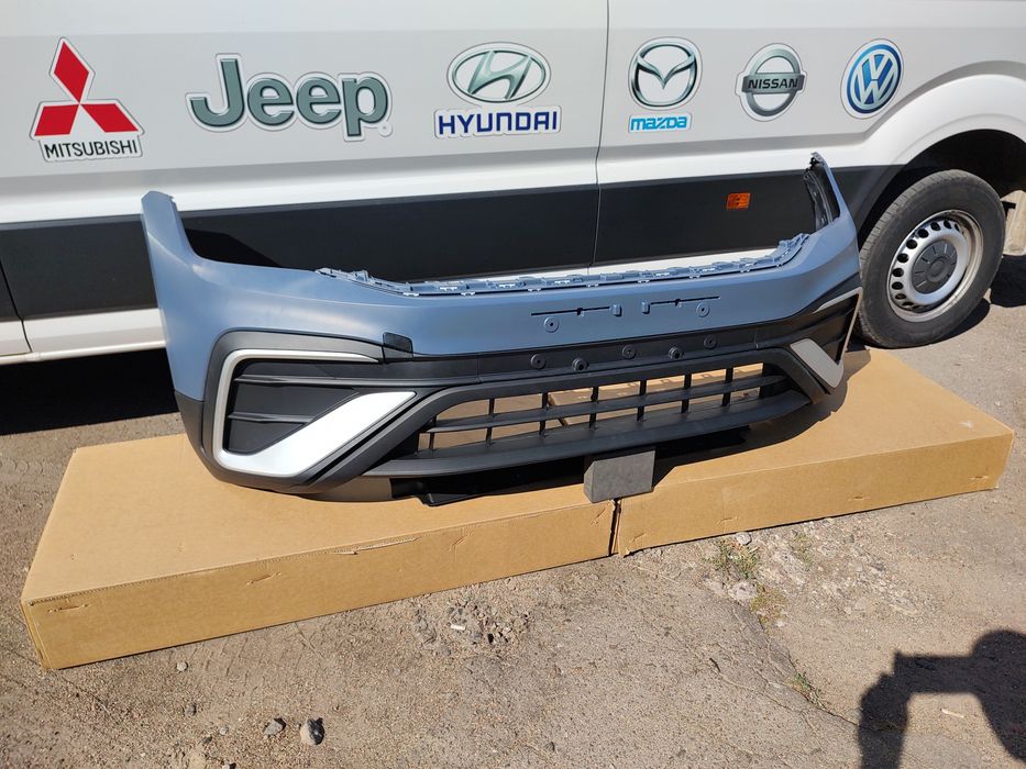 Бампер фольцваген Тигуан VW  Tiguan  бампер в сборе гриль