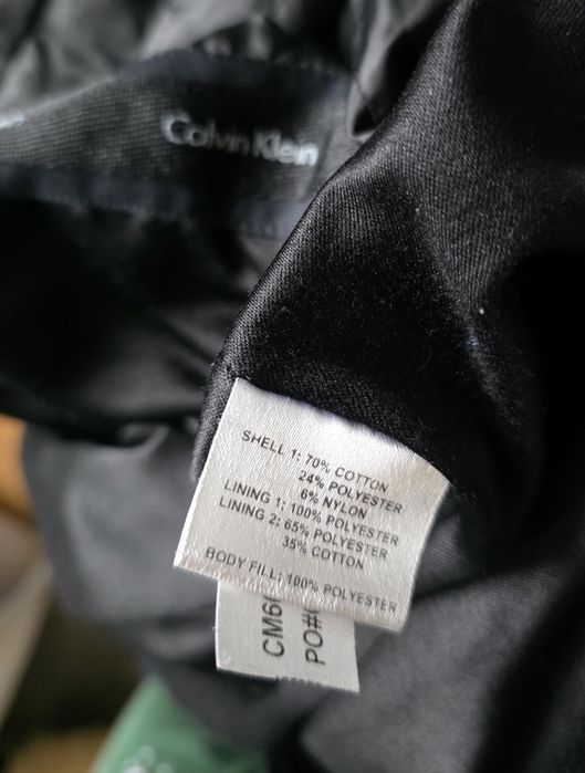 CK Calvin Klein kurtka męska XL czarna pod marynarkę casual  elegancka