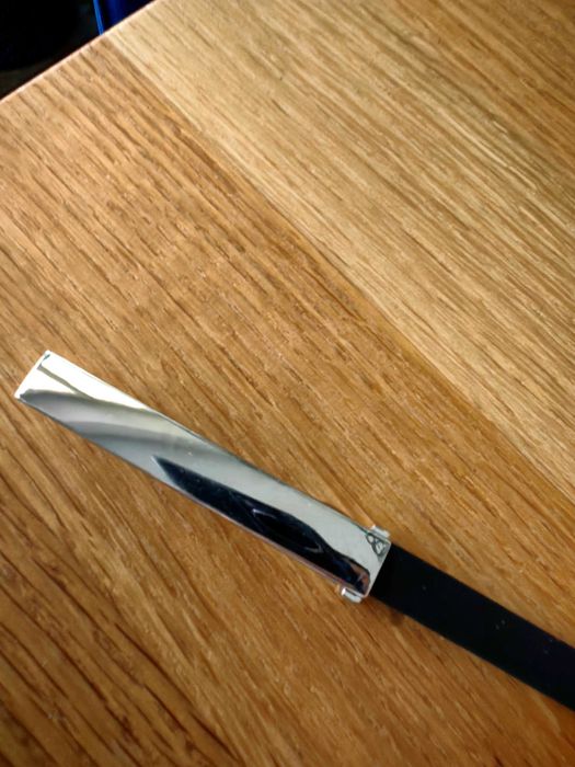 Damski pasek, cienki, czarny 92cm