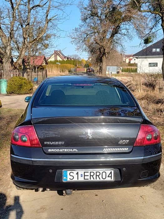 Peugeot 407 3.0 V6 Automat Czarna strzała