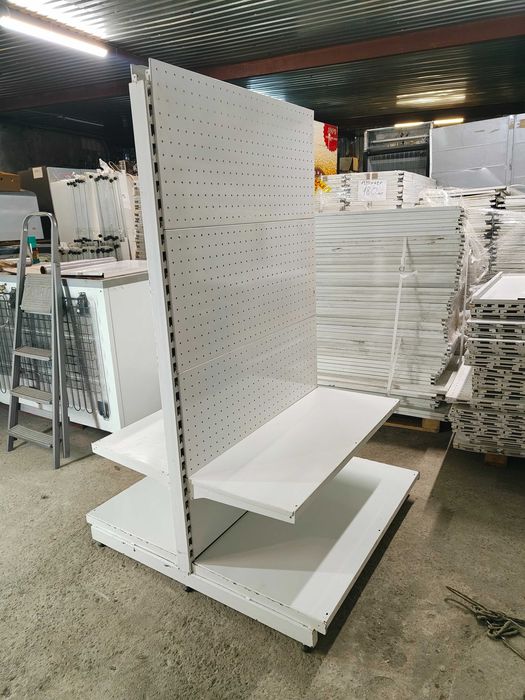 Торгові стелажі перфорація б у, двосторонні перфоровані стелажі б у