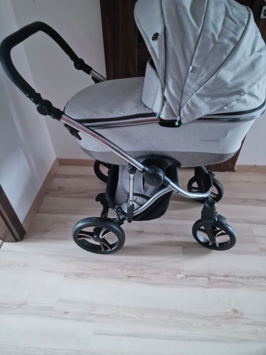 Wózek dziecięcy Bebetto Bresso Premium Class 2w1 gondola spacerówka