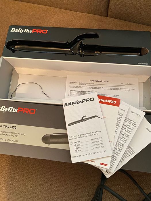 Кругла плойка 32 мм BaByliss PRO BAB2474TDE