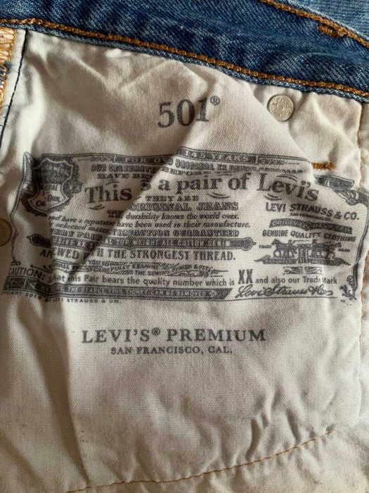 Джинси levis 501 оригінал W23 L28