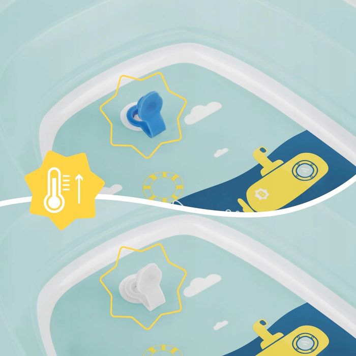 Wanienka Składana Badabulle Niebieska