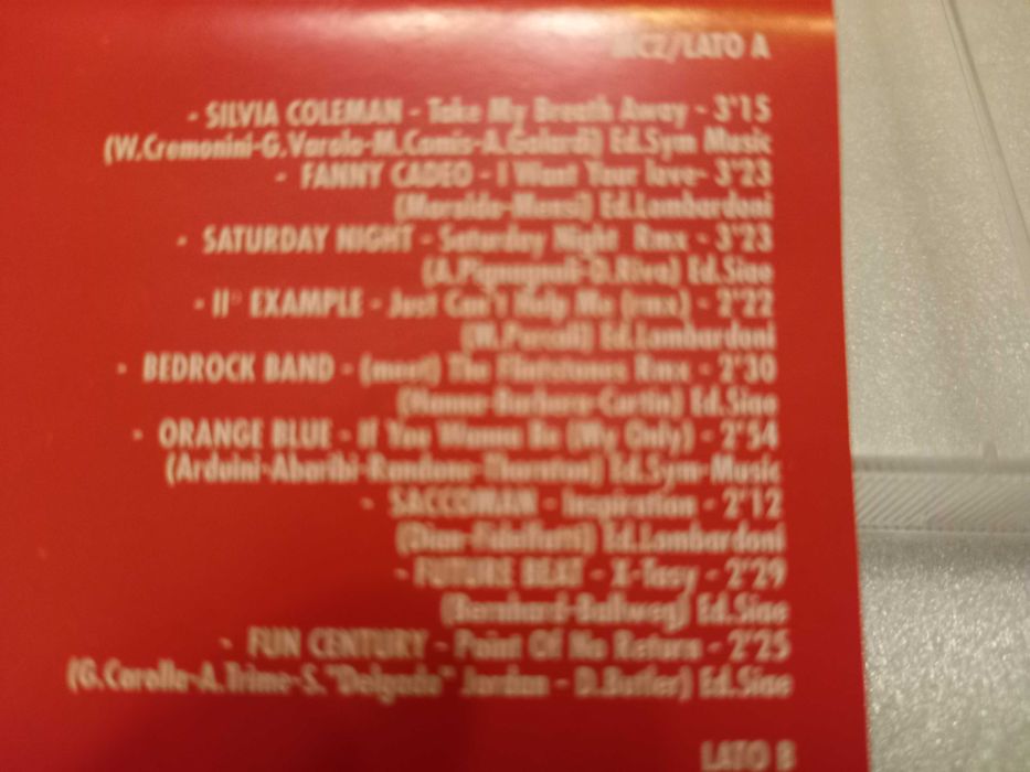 Dwie kasety magnetofonowe (MC) Hit Mania Christmas 1994 Orginał Włochy