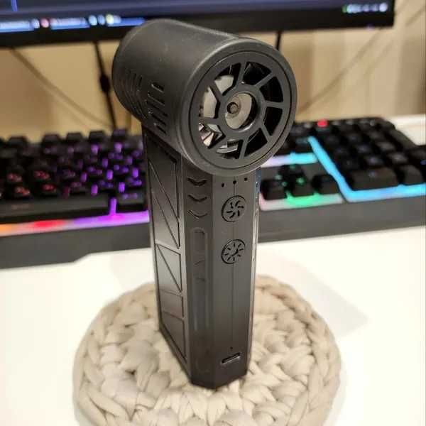 Потужна акумуляторна повітродувка для ПК, мангала.Турбовентилятор