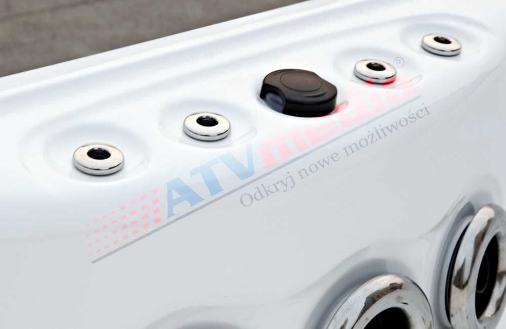 Basen spa z przeciwprądami + wanna z hydromasażem KORSYKA