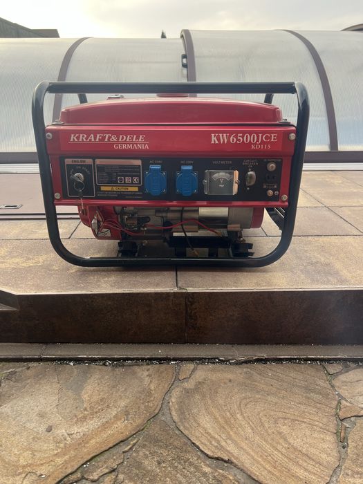 Kraft&Dele, 2.5 кВт, трифазний бензиновий генератор, стан нового