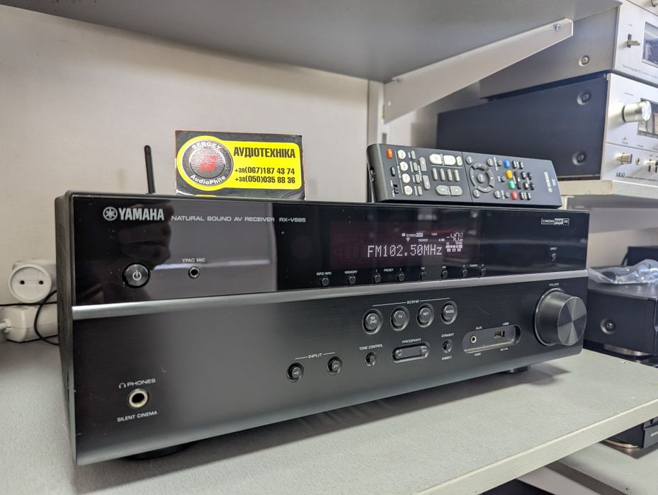 Р-в!7.2 AV-ресивер Yamaha RX-V585. Dolby Atmos, DTS:X, Wi-Fi, BT, 4K