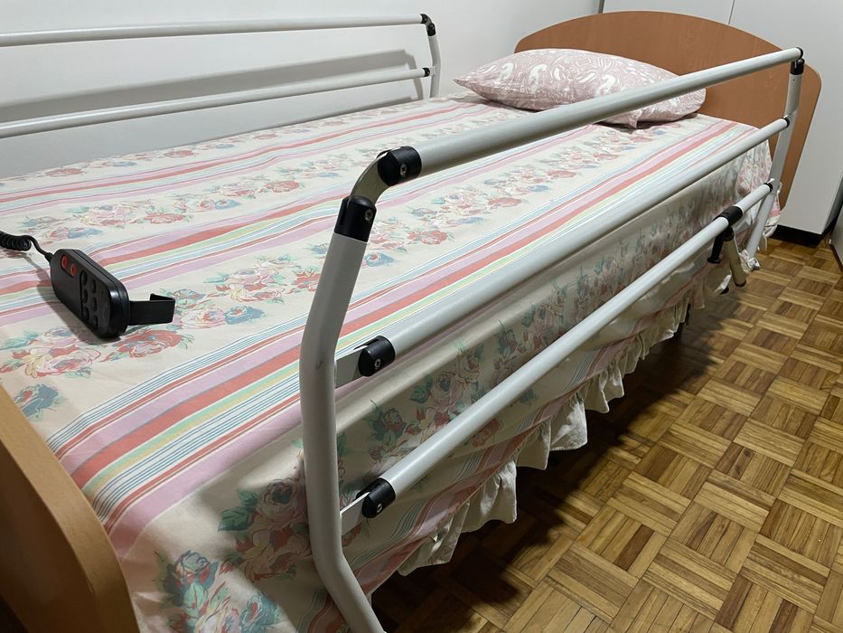 cama articulada c/ colchão - elétrica