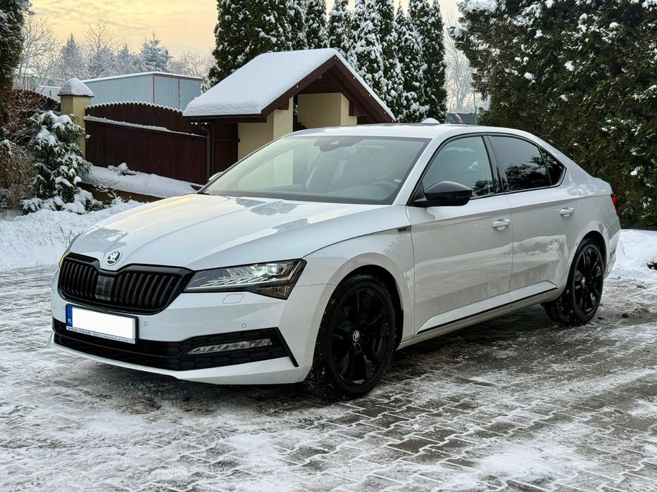 Skoda Superb 1.5 TSI 150KM Sportline • DSG • FV23% • Bezwypadkowy • 1Wł • Ceramika