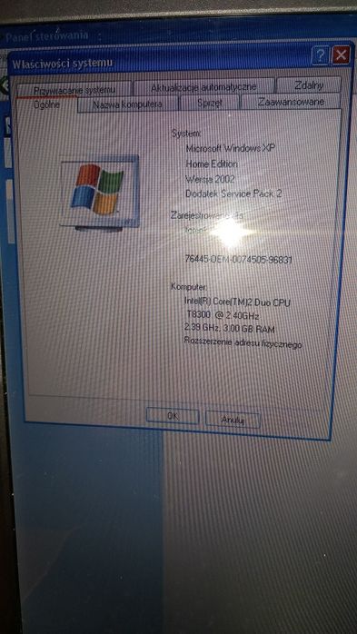 Laptop acer Win xp ssd 17 cali.