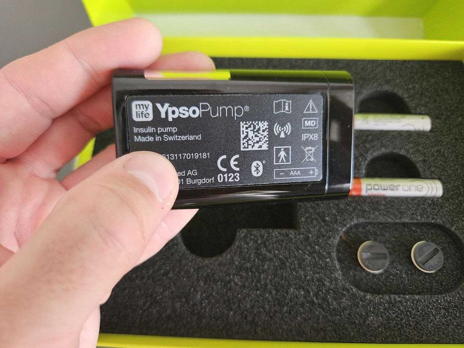 Нова інсулінова помпа YpsoPump + розхідні матеріали