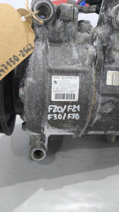 Compressor de AC BMW Serie 1/3 (F20/F21/F30/F31) gasolina  9222.308