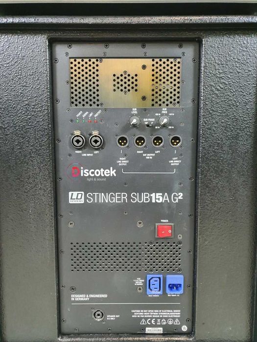 Nagłośnienie LD Systems | 4 x Stinger 15 | Sub 15A, Mikser, Końcówka |