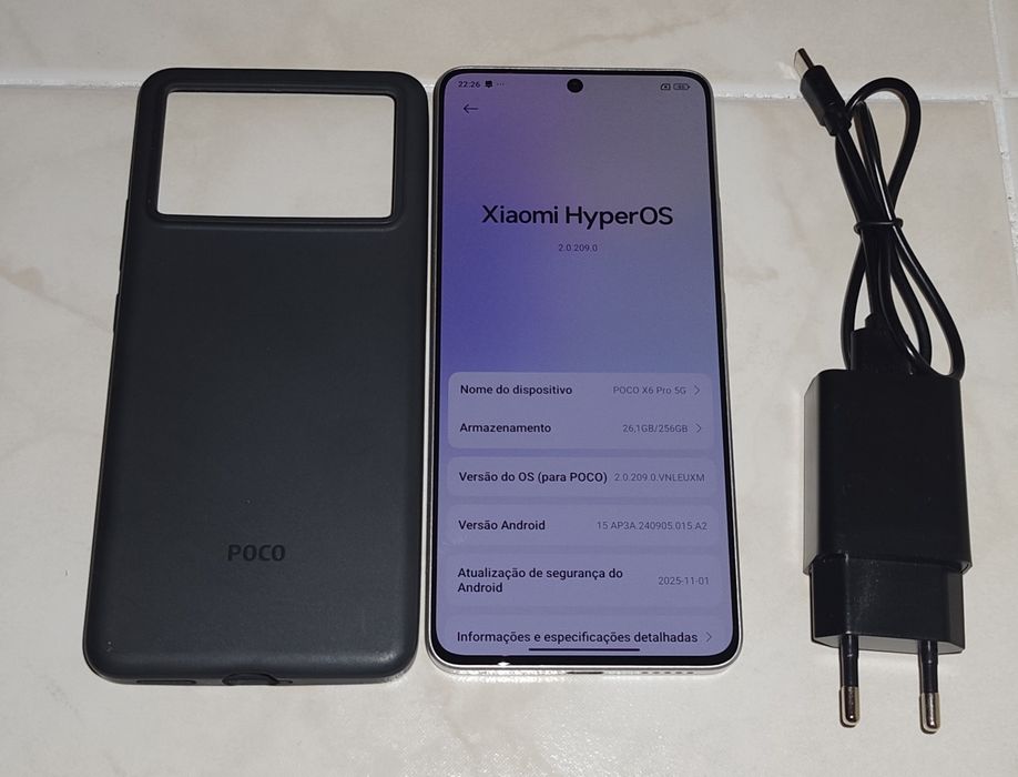 Poco X6 Pro 5G 8/256gb - igual a novo