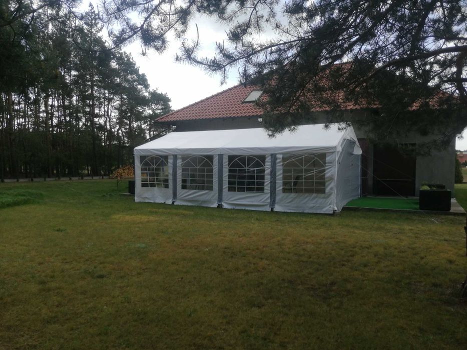 Namiot imprezowy 8m x 5m - 40m2 - pawilon ogrodowy - WYNAJEM - imprezy