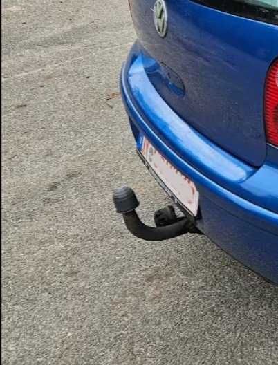 Gancho reboque trailer bola guincho completo Vw polo 9n
