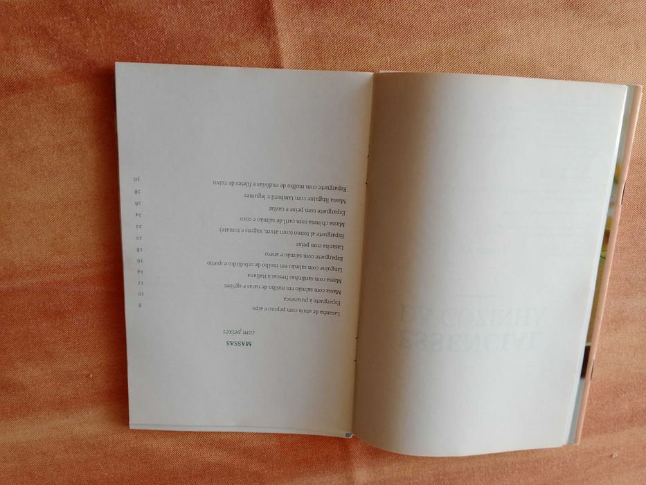 7 Livros Culinária Essencial  Cozinha  Frutos, massas, Mariscos, etc.