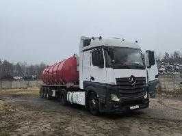 Zestaw Mercedes Benz Actros + nowa Cysterna asenizacyjna
