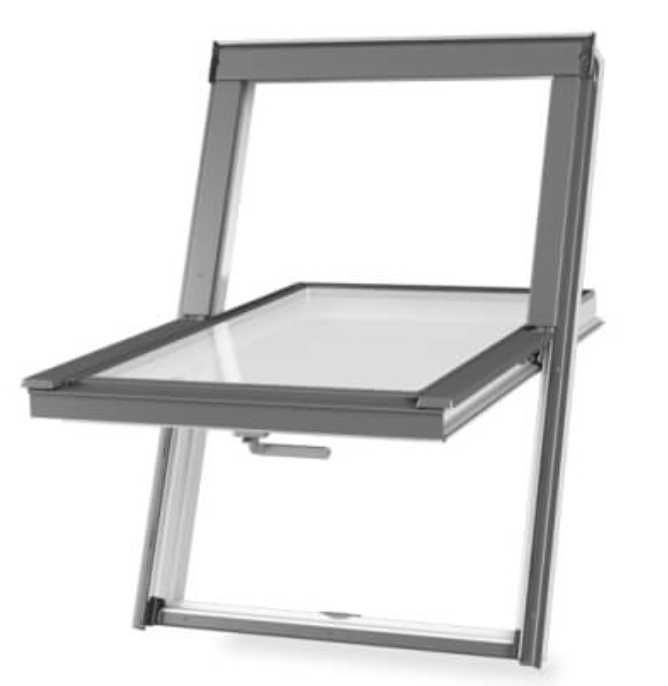 Okna dachowe DAKEA GOOD PVC KPV M6A B900 wraz z kołnierzami (antracyt)