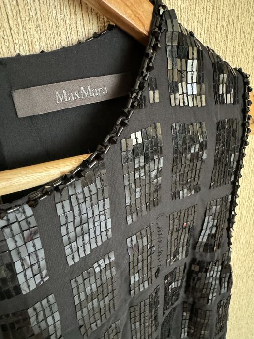 вишуканий топ з натурального шовку MAX MARA з колекції PIANOFORTE,