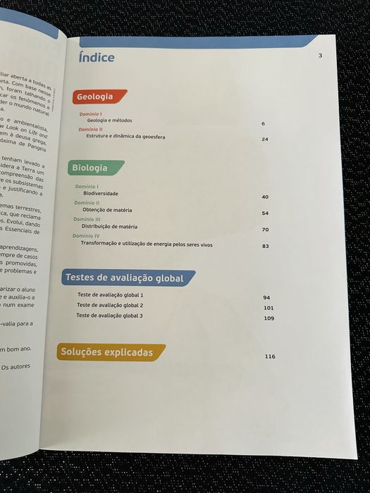 Caderno de atividades / exercícios de Biologia e Geologia 10.º ano