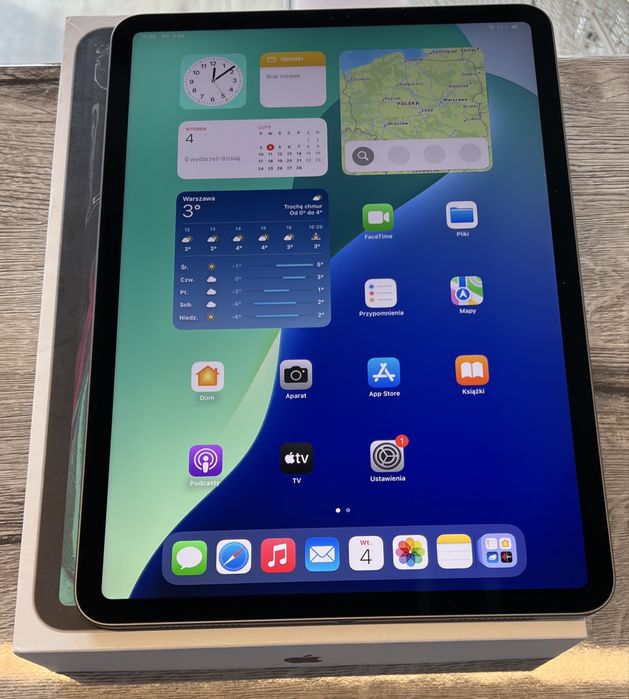 iPad Pro 11 256GB Wifi Spacegrey Bateria 93% Gwarancja