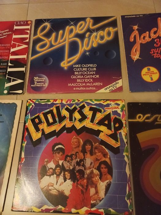 6x vinil de colectâneas embom estado
