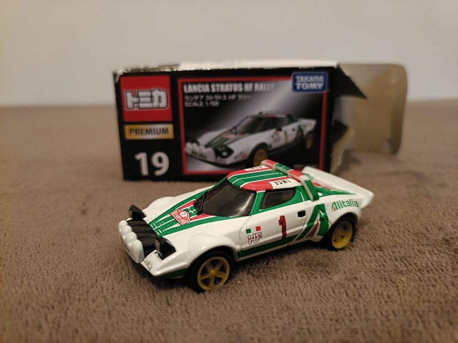 Tomica Premium Lancia Stratos HF Rally Alitalia