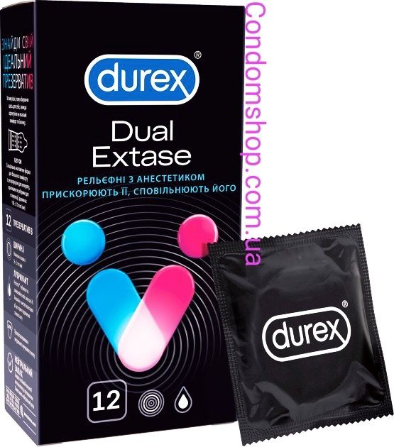 Презервативы  Durex #12шт Intense/invisible/real feel/dual extase.