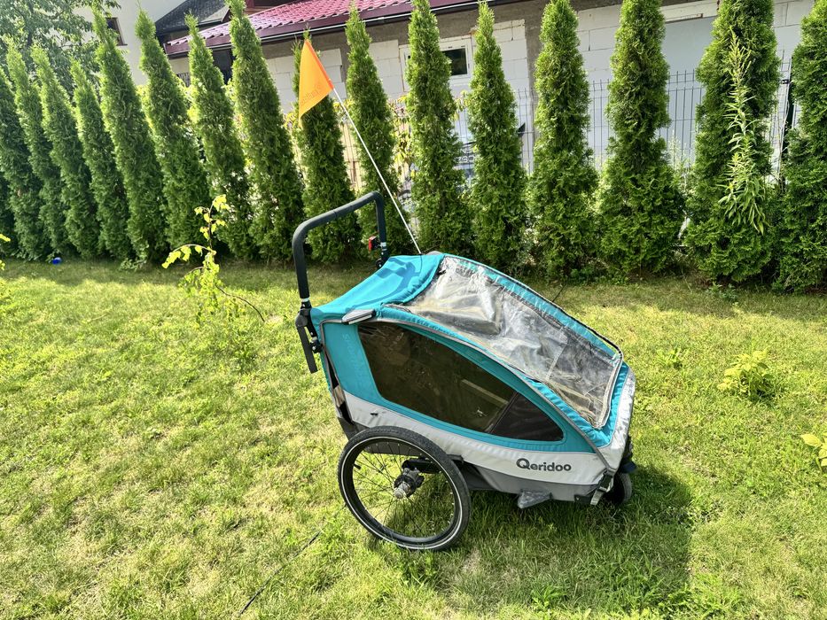 Przyczepka rowerowa Qeridoo Sportrex 2 dwuosobowa