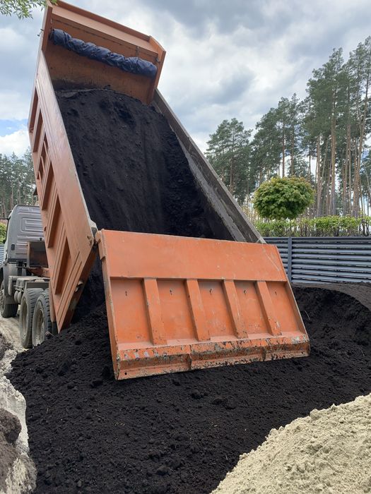 Доставляємо: Чернозем Пісок Щебінь- Чернозем песок щебень Вивіз сміття
