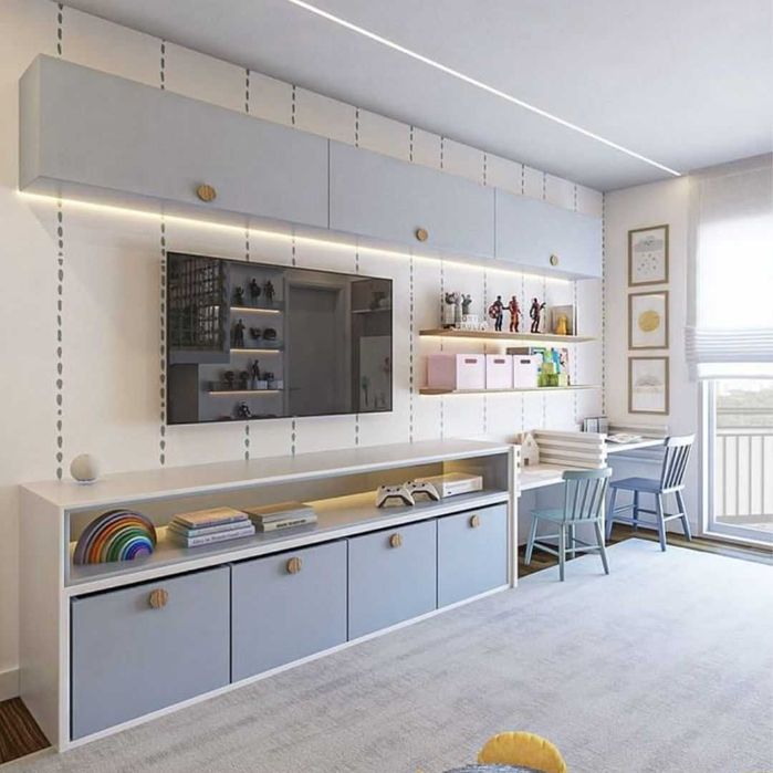 Mobília infantil e quarto montessori