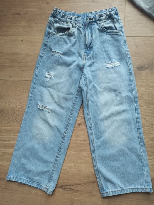 Spodnie dziewczęce r.140