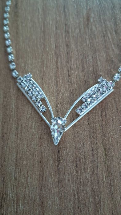 Naszyjnik do szpica brylancikowy