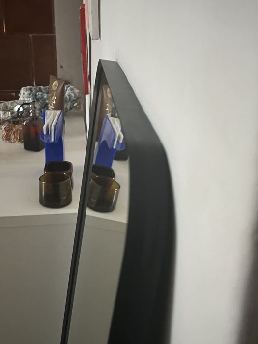 Lustro duze minimalistyczne z ramka
