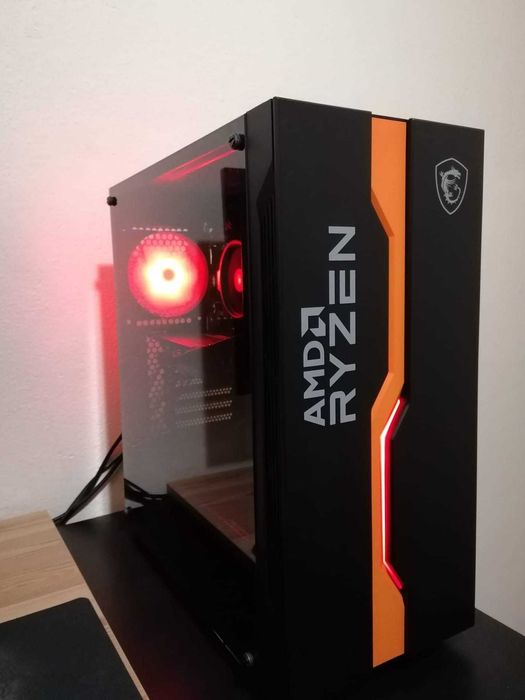 PC Gaming + Monitor 144Hz – Ryzen 5 + GTX 1660 SUPER