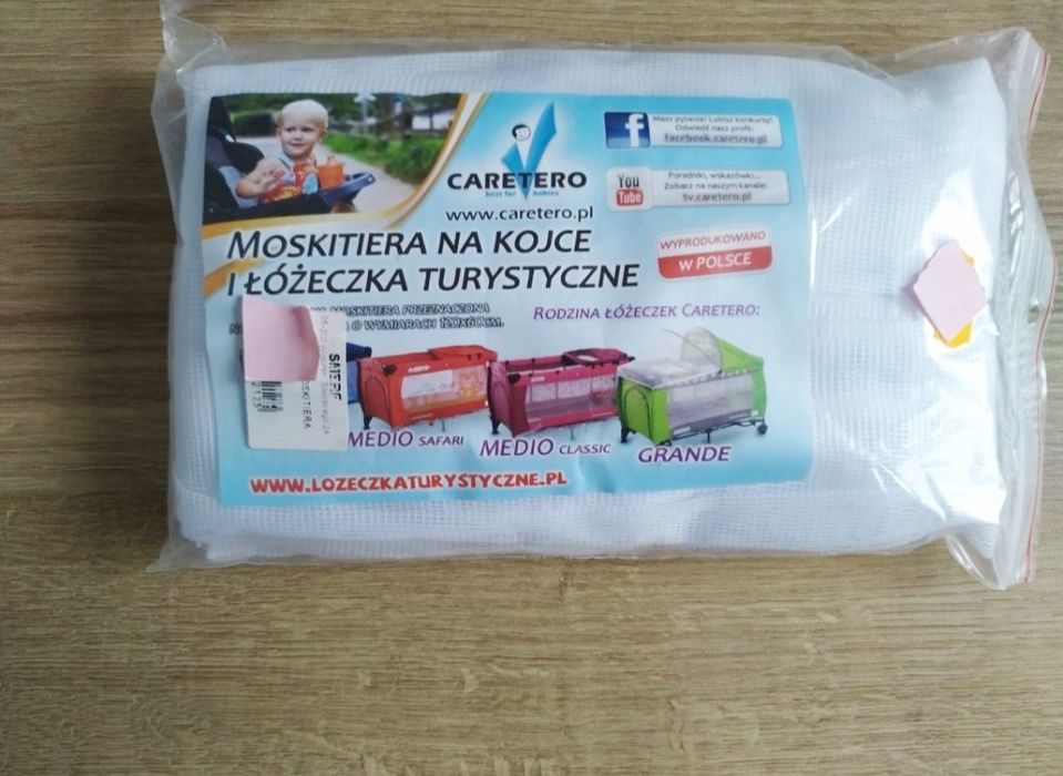 Moskitiera na kojce/łóżeczka 120/60 cm Caretero