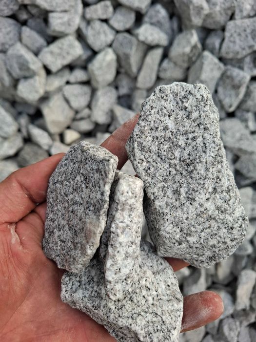 Grys Granitowy 31,5-63 mm Dalmatyńczyk Kamień Szary  JESIENNA PROMOCJA