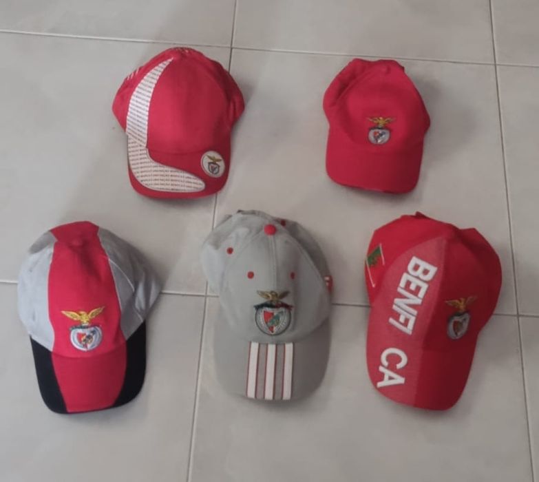 5 Bonés do Benfica.