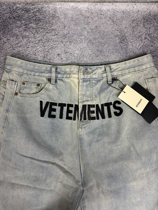 Джинси Vetements широкі ветмо джинсы баленсиага balenciaga